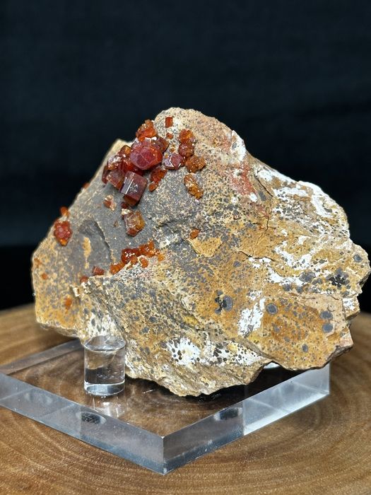 Kryształy wanadynitu - Maroko