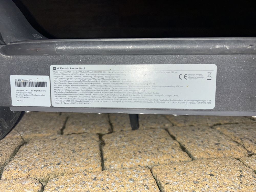 Hulajnoga elektryczna Xiaomi Mi Pro 2