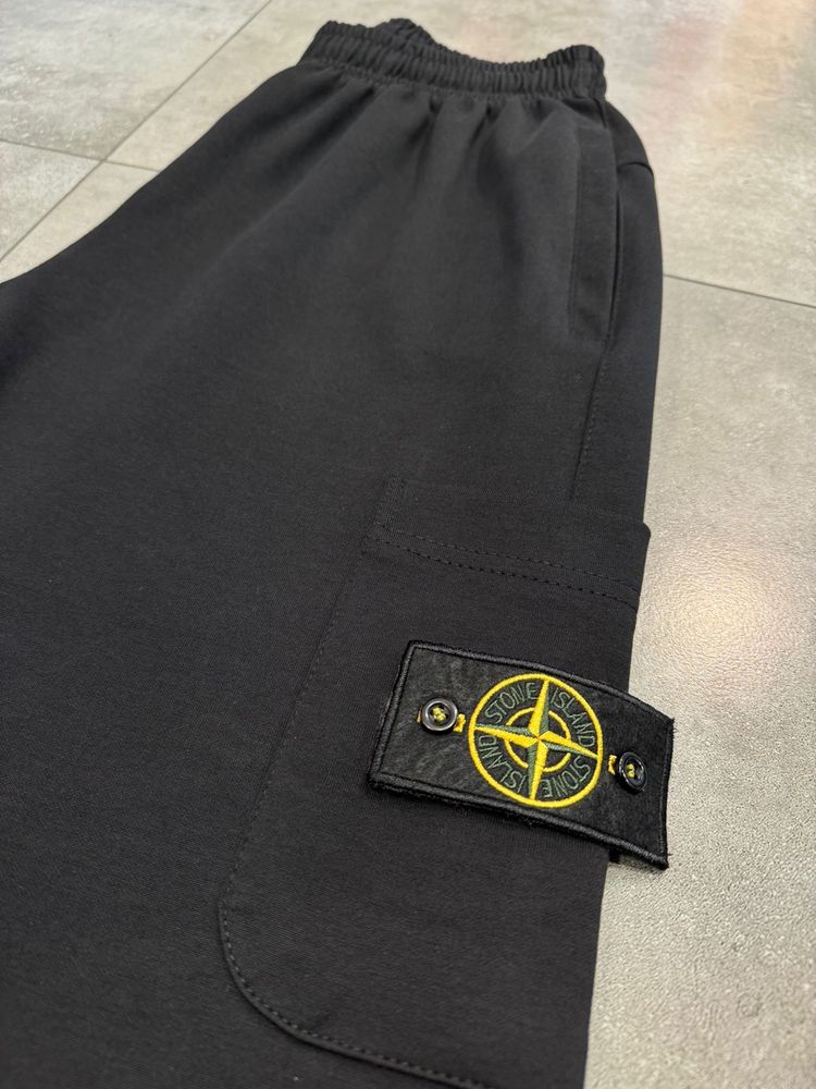 New! Чорний спортивний костюм чоловічий Stone Island S M L