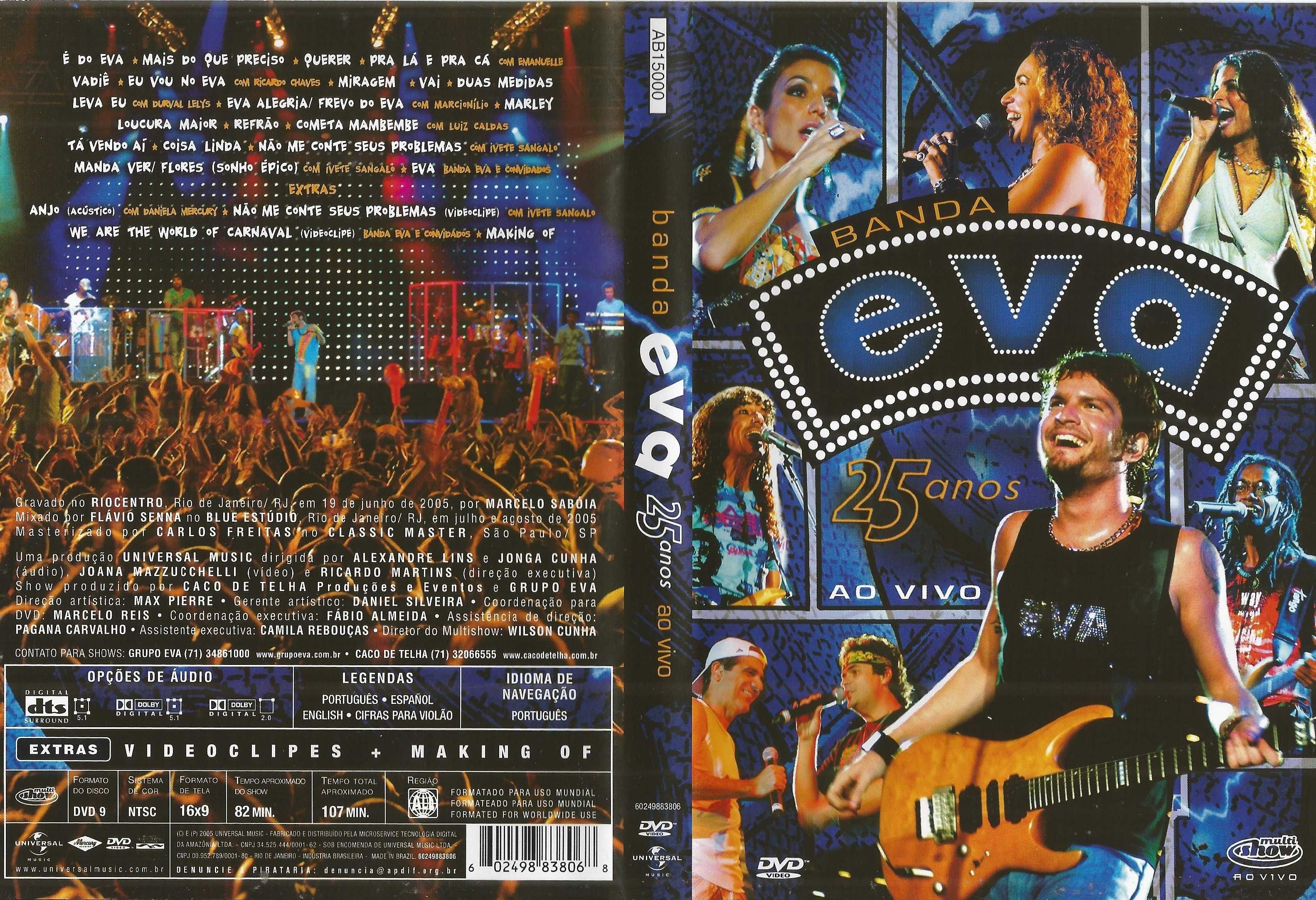 Banda Eva 25 Anos ao Vivo -DVD