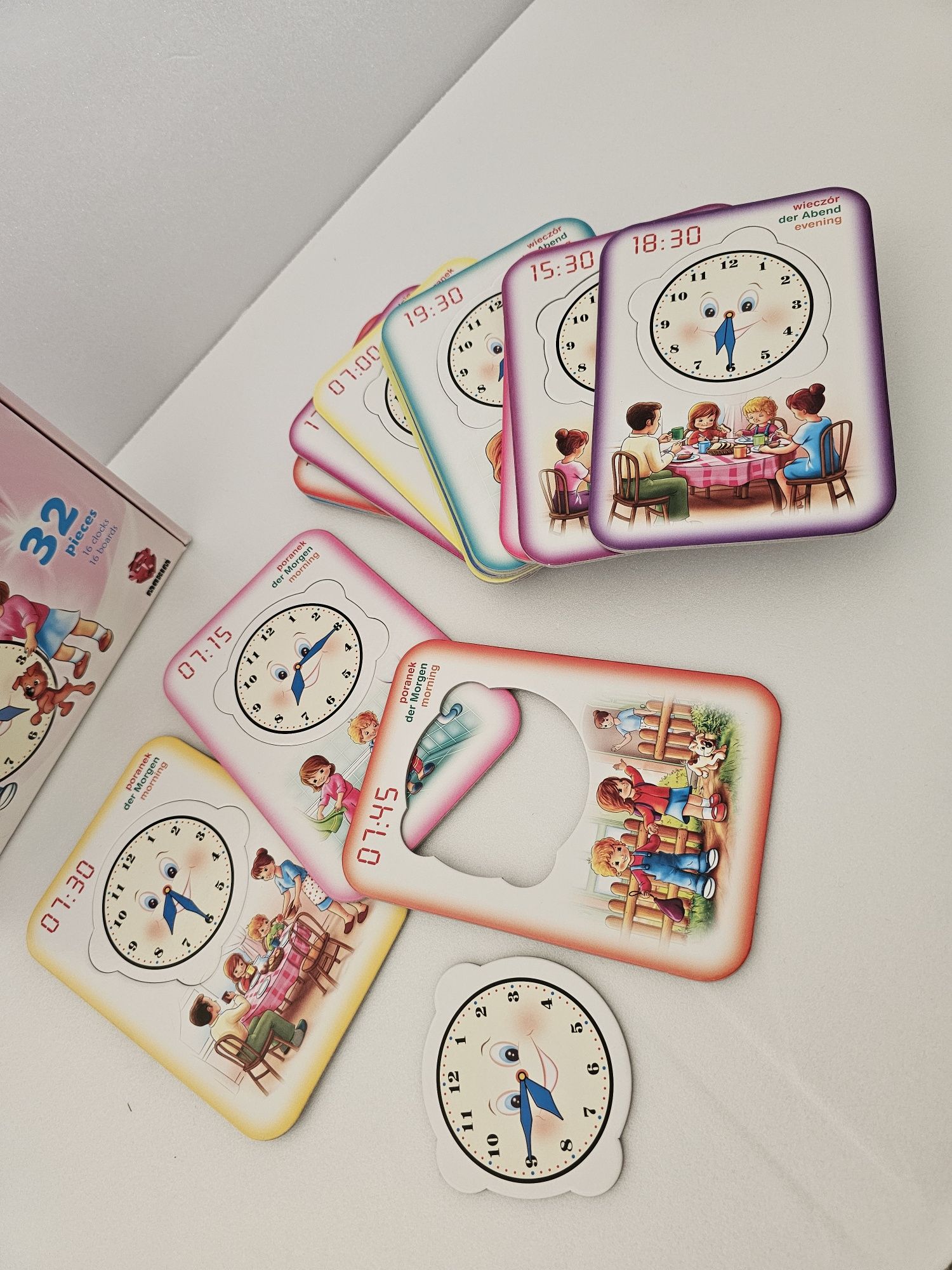 Gra edukacyjna Tick Tock Zegar 32 elementy