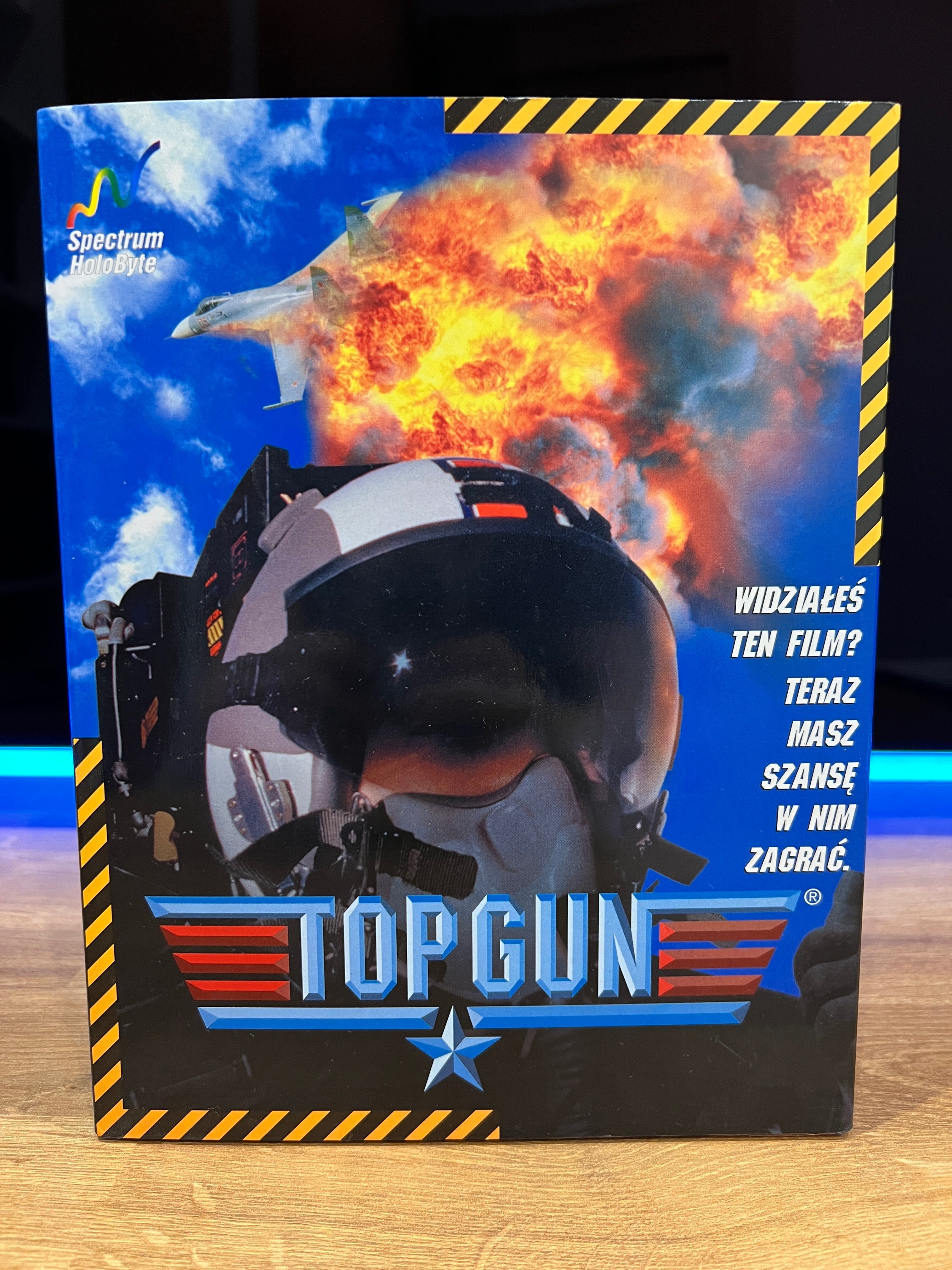 Top Gun JAK NOWY UNIKAT (PC PL 1996) BIG BOX kompl premierowe wydanie