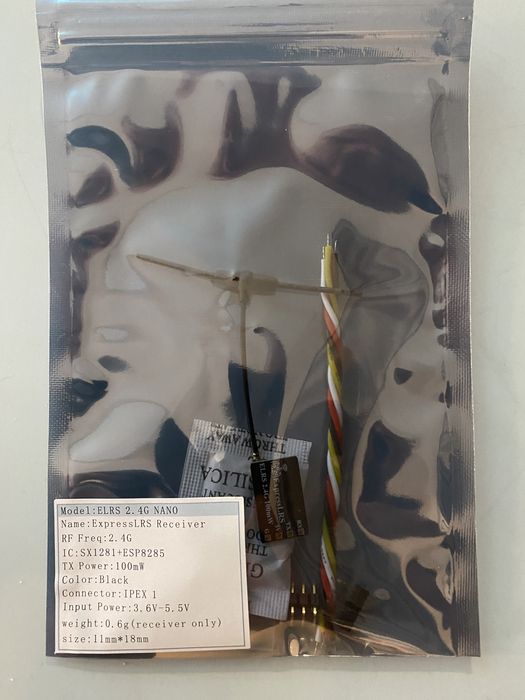 Приймач SpeedyBee, BAYCK ELRS 2.4 ghz nano, JHEMCU, BetaFPV, Cyclone