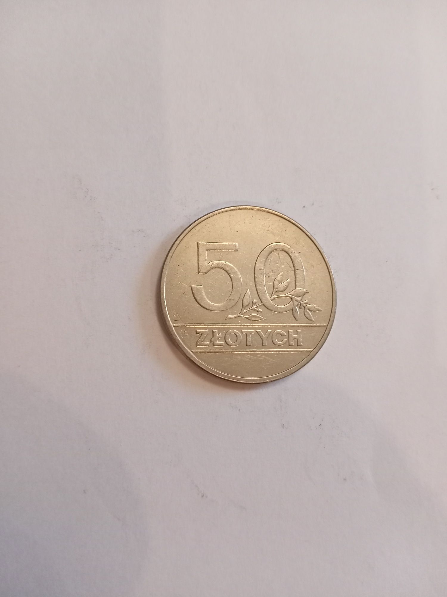 Moneta PRL 50 zł 1990 rok