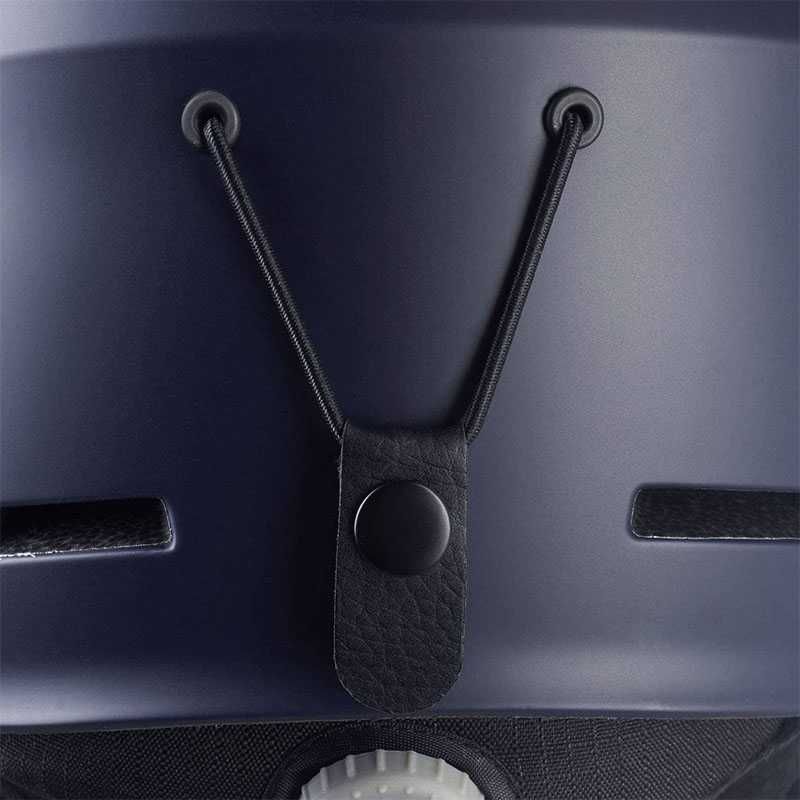 Kask narciarski z szybą S/M 54-57 cm niebieski z regulacją