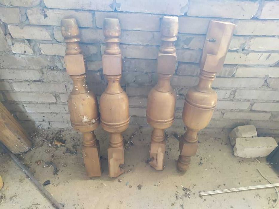 Stół dębowy + komplet 6 krzeseł