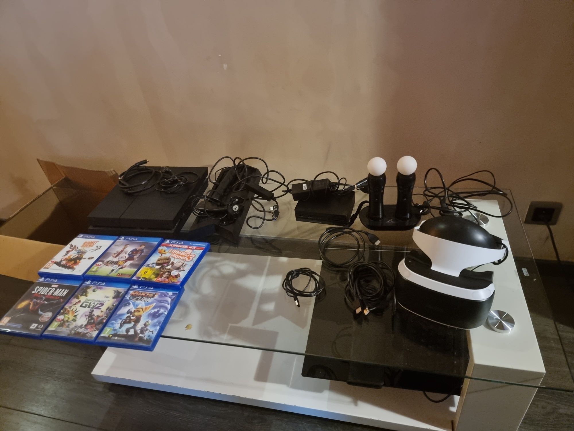 Ps4 ,VR okulary, kontroler ,gry