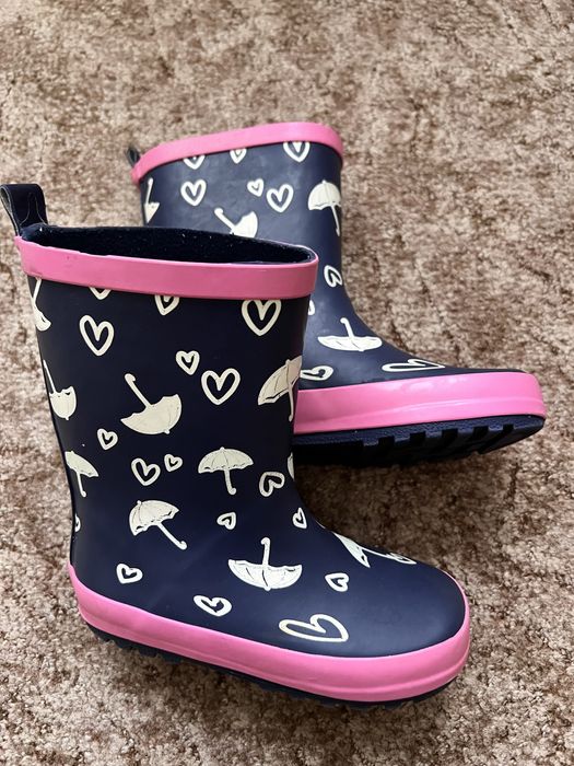 Резинові сапоги на дівчинку р 27, 17,8 см устілка