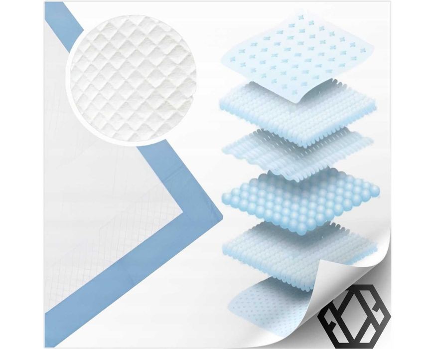 Podkłady Higieniczne Maty dla Psa do Sikania Przewijania 60x90 100 Szt