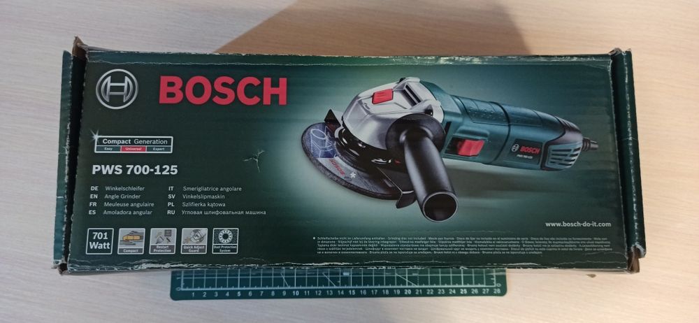 Угловая шлифмашина, болгарка, Bosh PWS 700 125. Не Китай!
