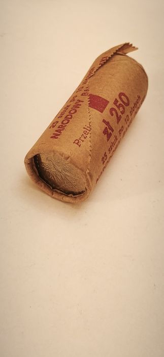 Rolka bankowa 25 monet x 10zł PRL, 1988r.