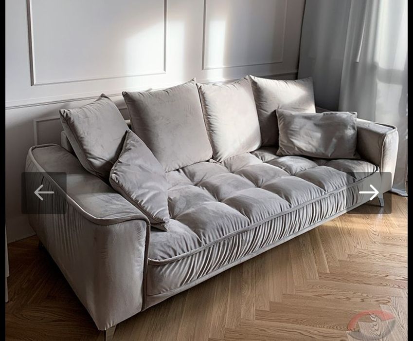 Sofa ,kanapa eccelent BELAVIO Befame nowa 5000 zl z podnóżkiem