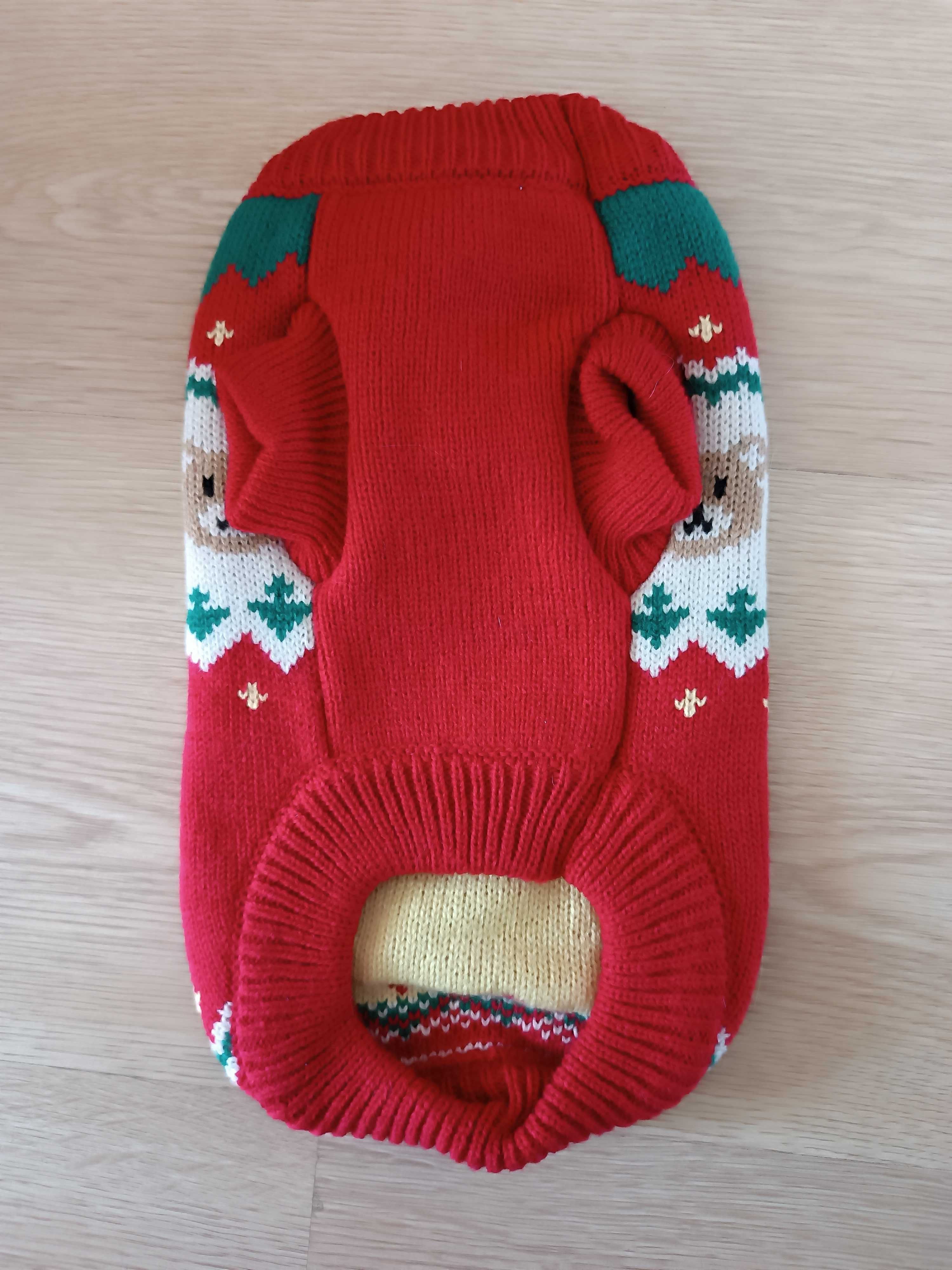 Sweter świąteczny dla psa S