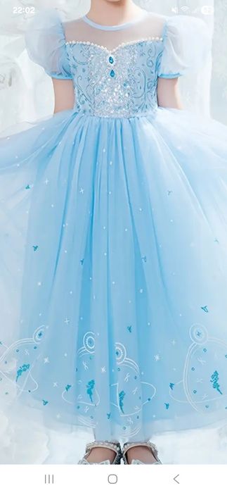 Strój kostium Elsa kraina lodu rozmiar 110