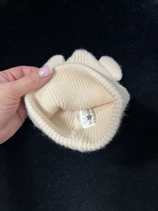 Шапка на новонароджених на холодну осінь