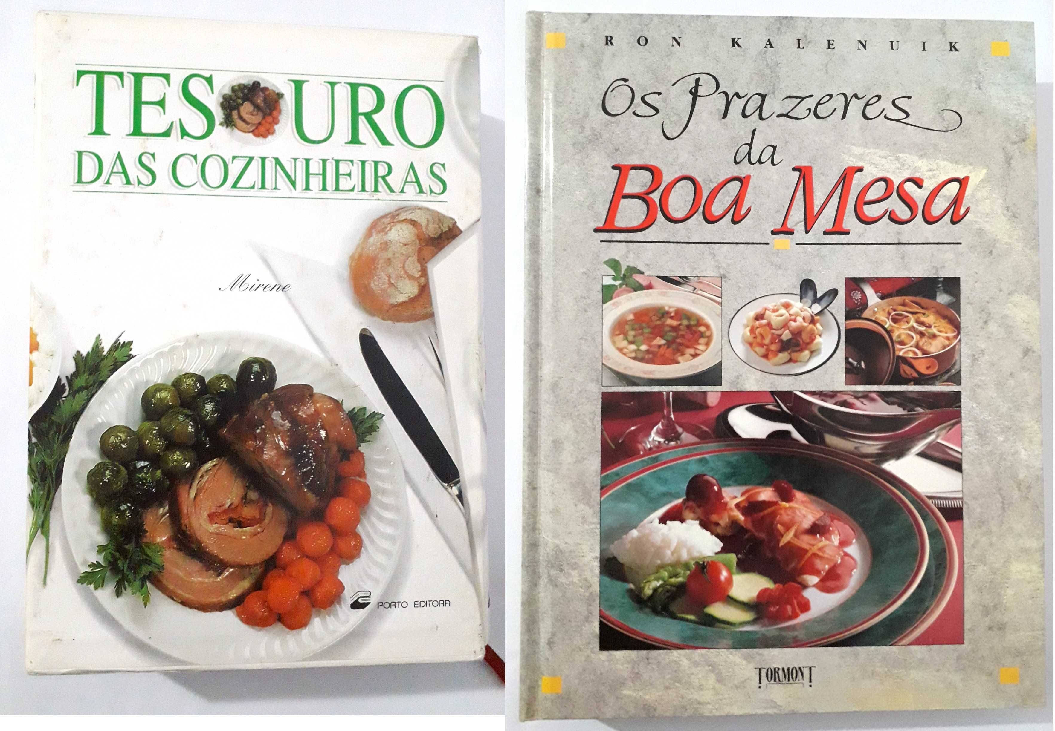Livros de Culinária: Tesouro das Cozinheiras / Os Prazeres da Boa Mesa