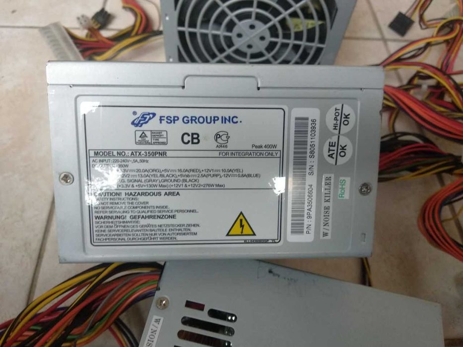 Комп`ютерний блок живлення FSP ATX-350PNR, PEAK 400,  PNF, PAF