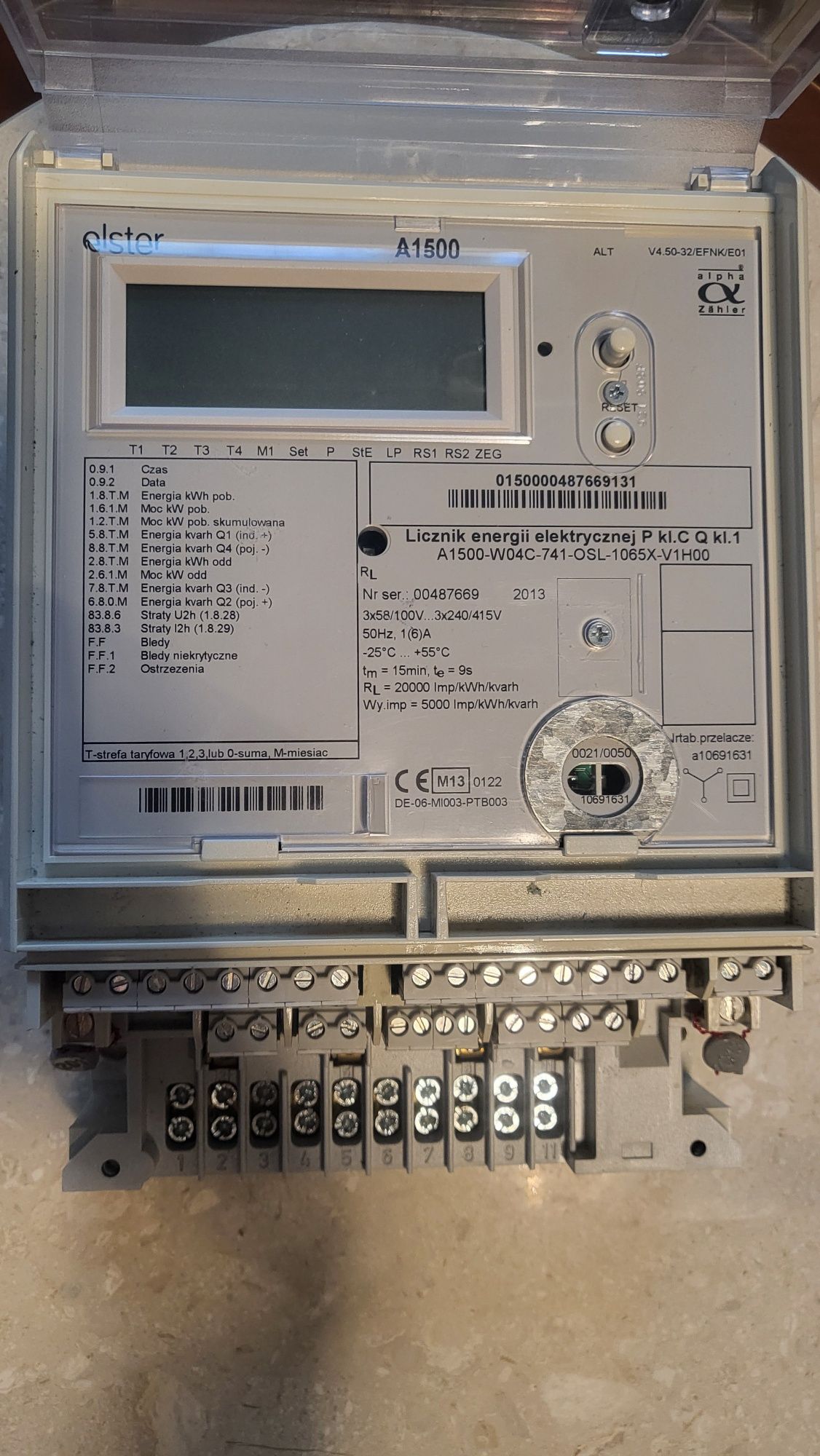 Licznik energii elektrycznej Elster