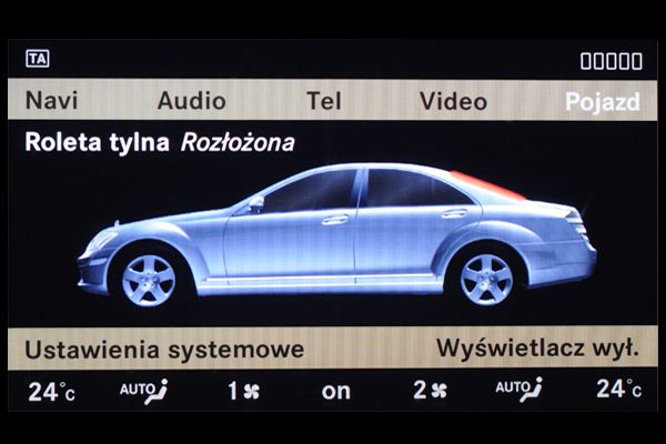 MERCEDES NTG 3 W221 W216 polski język menu