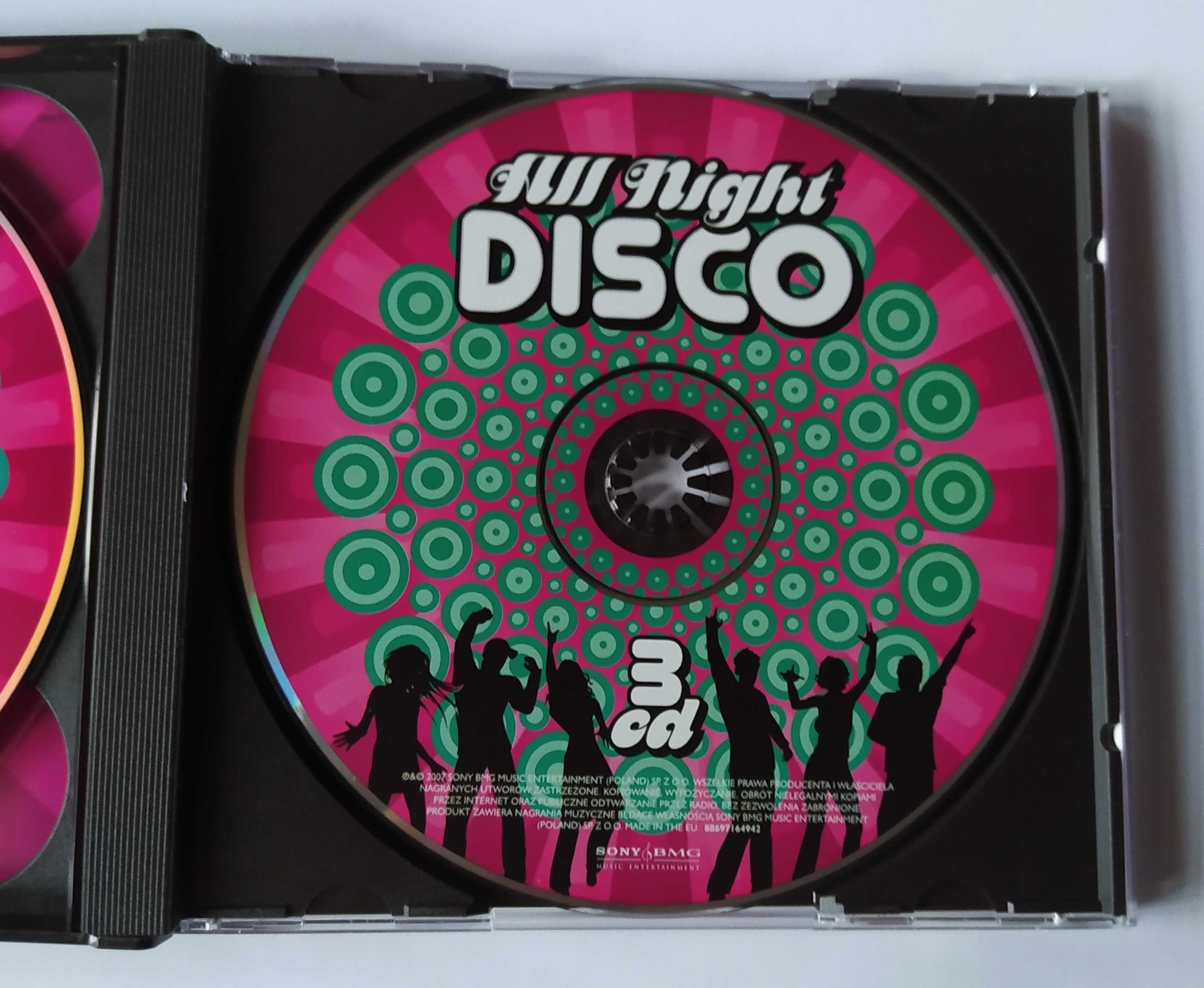 All Night DISCO 3 CD BOX - Największe Przeboje Disco Z Lat '60 '70 '80