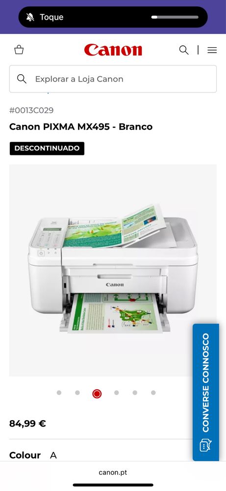 Impressora Canon Pixma Mx495