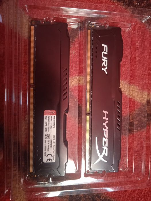 Озу Kingston hyperx fury (8x2) ddr 3 (1600)
