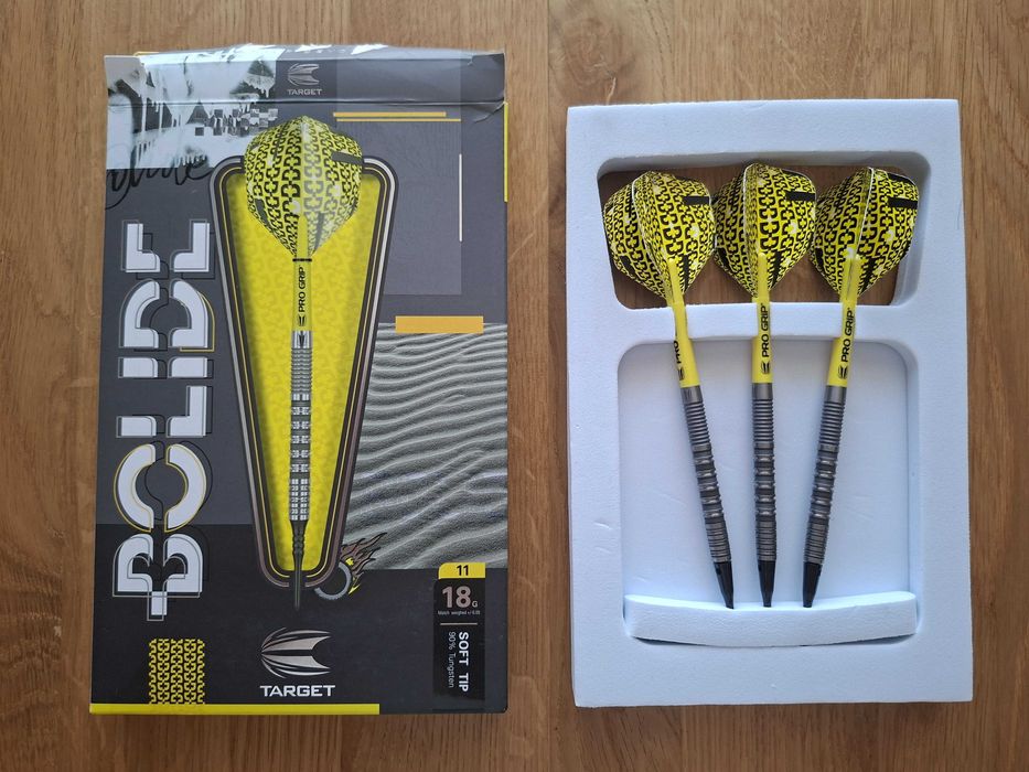 Rzutki lotki dart Target Bolide 11 Soft Tip 90% tungsten 18g 3szt