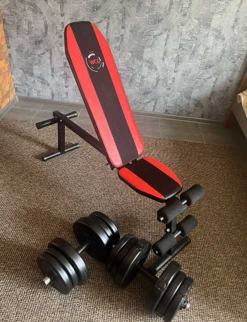 Лава для жиму преса універсальна X-10 складна спинка 5 положень Лавка