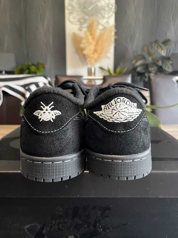 Czarny|Sportowe-Męskie Nike AirJordan1 UnisexTrampki 43