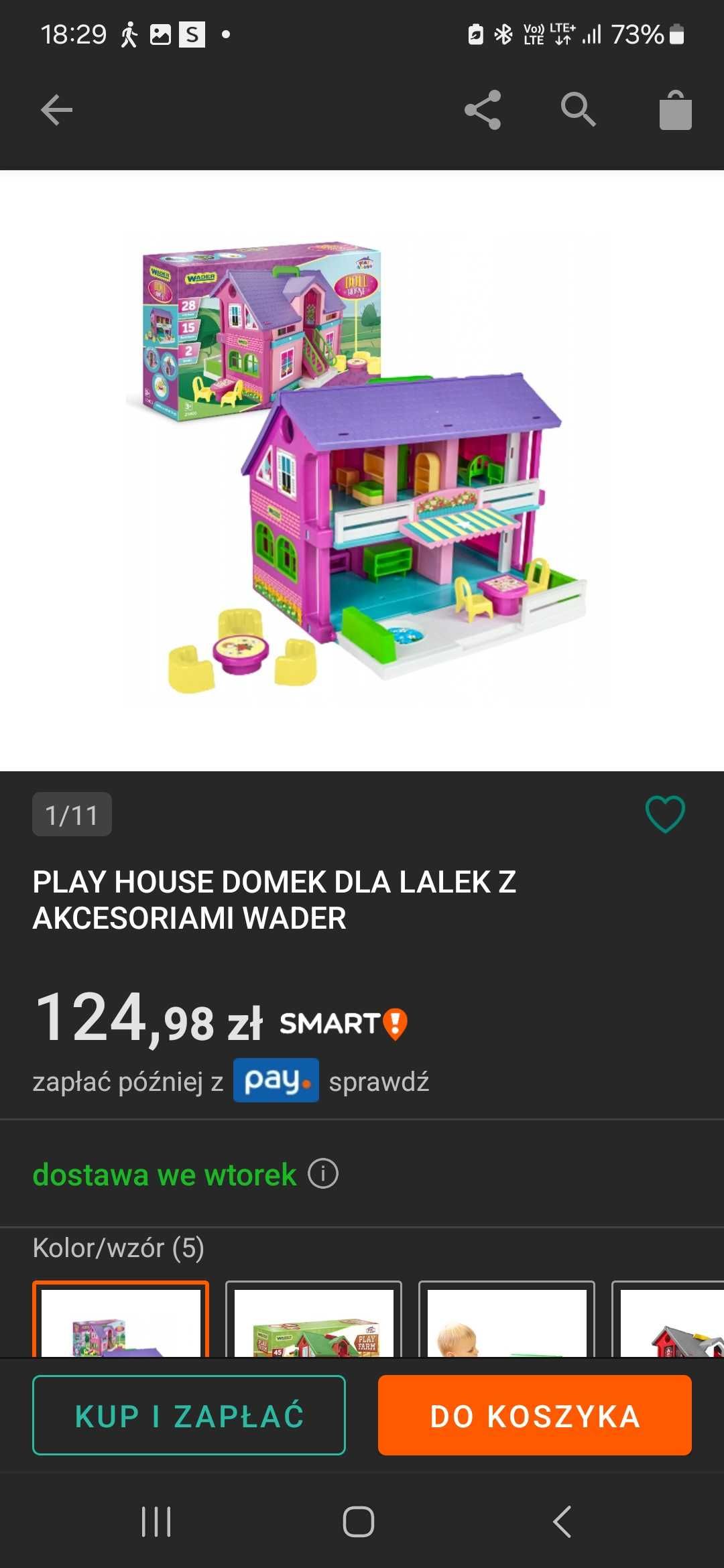 Domek dla dziewczynki WADER