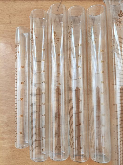 Хімічні, лабораторні циліндри, 50, 100, 250 мл