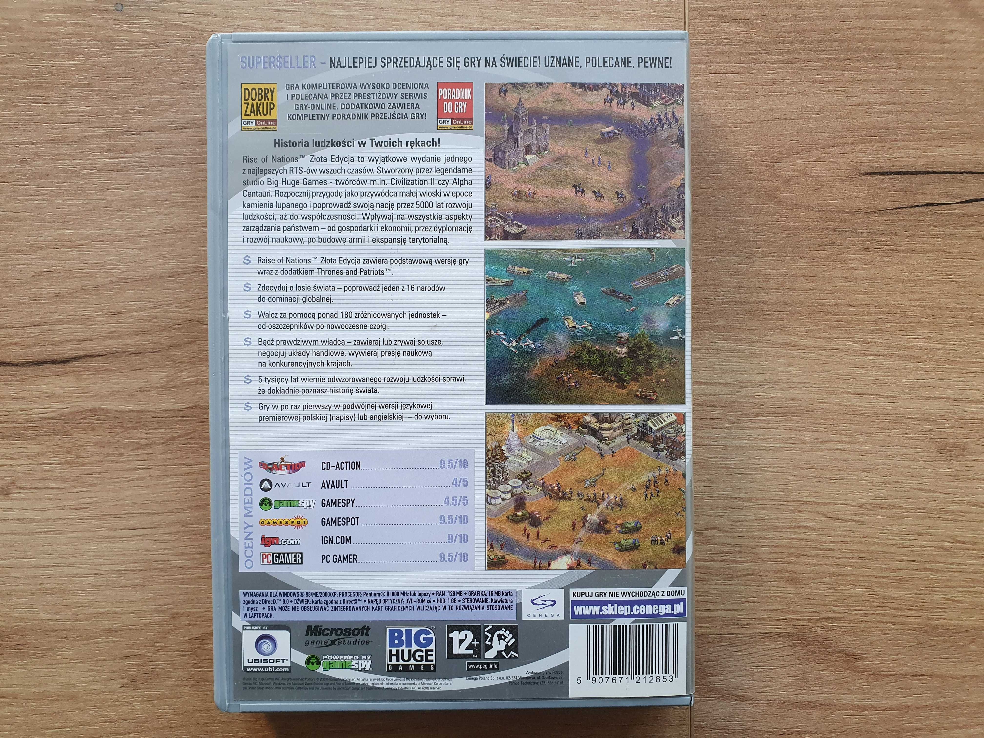 Gra Rise of Nations: Złota Edycja [PC]