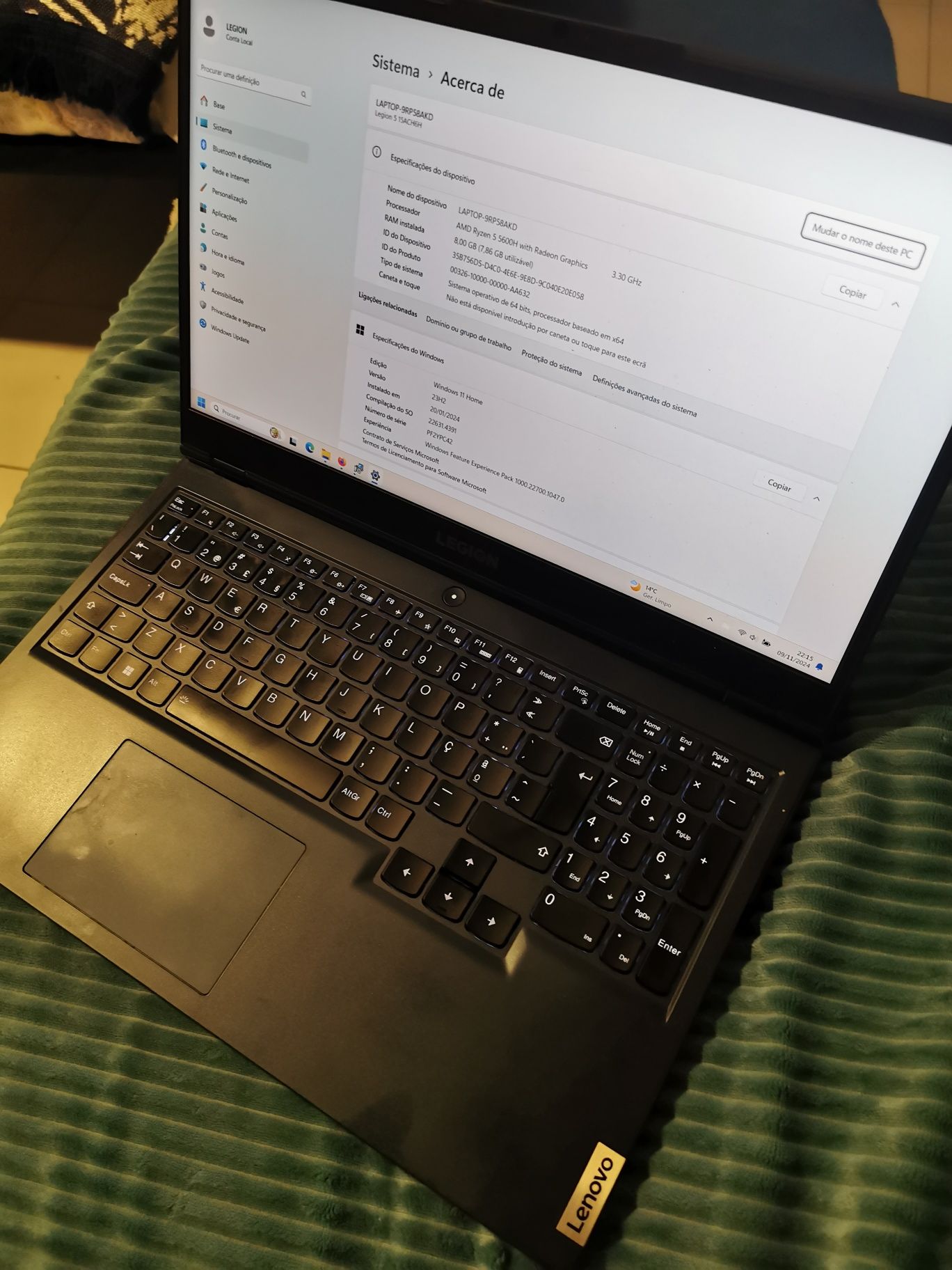 Lenovo Legion RTX 3060