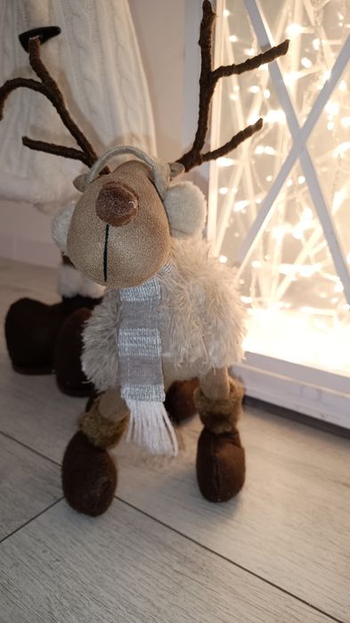 Dekoracja dwa renifery wys 90cm