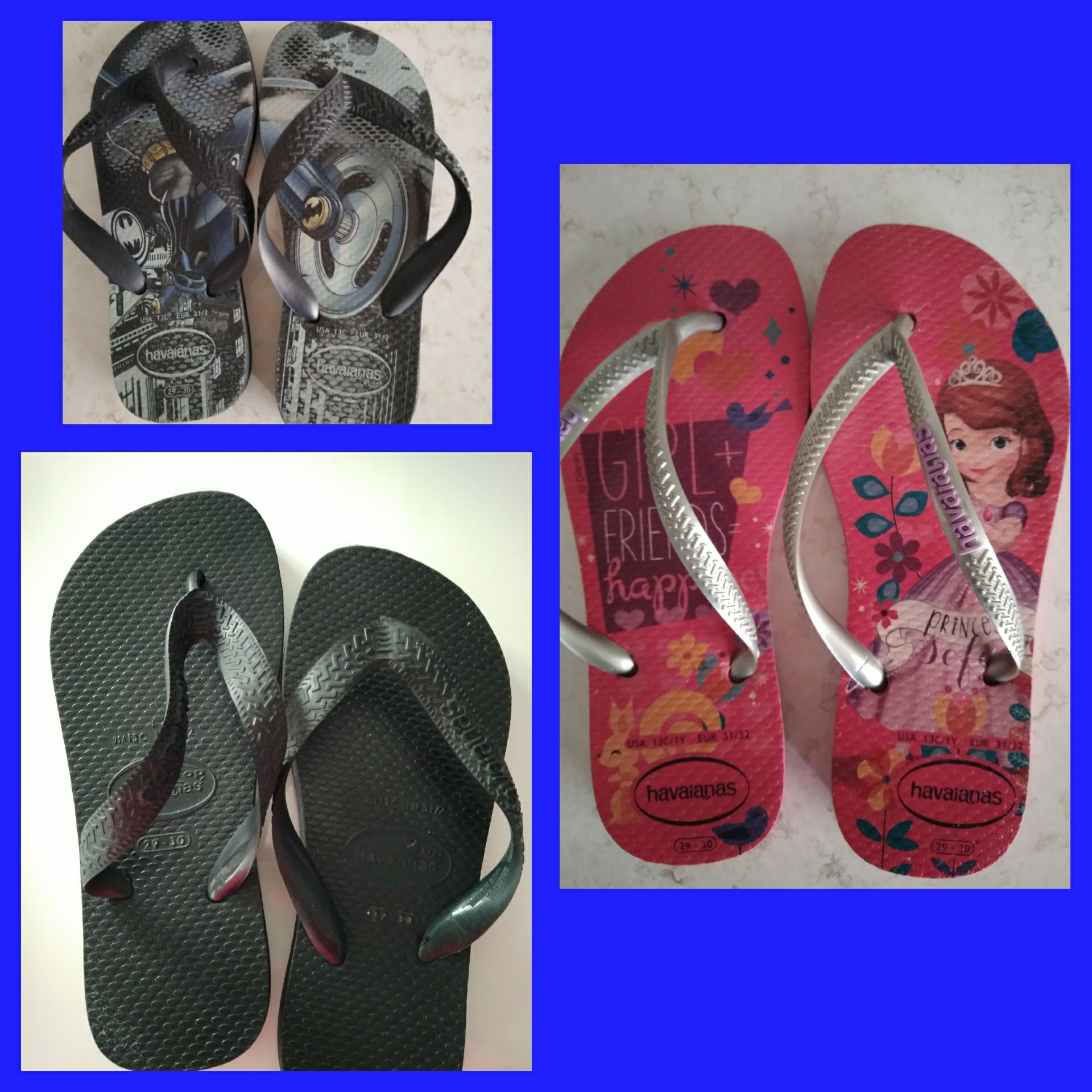 Havaianas tamanho 29-30 impecáveis