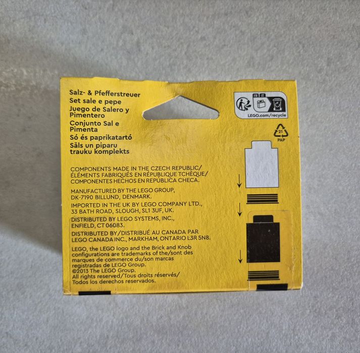 LEGO Solniczka i pieprzniczka