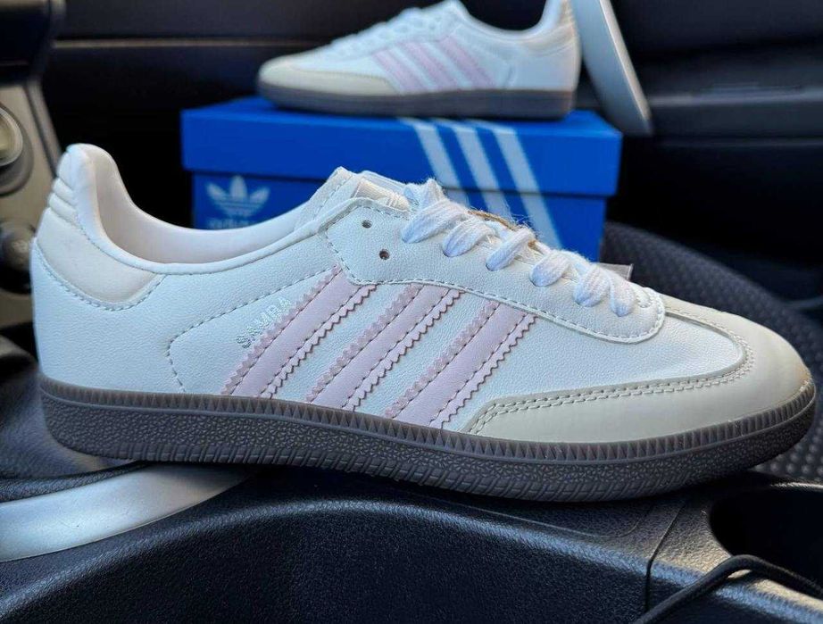 Женские кроссовки Adidas Samba OG Dark Brown Beige Gum JI0217 адидас