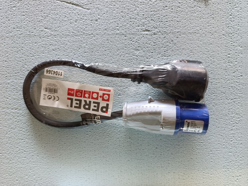 Cabo adaptador monofásico fêmea