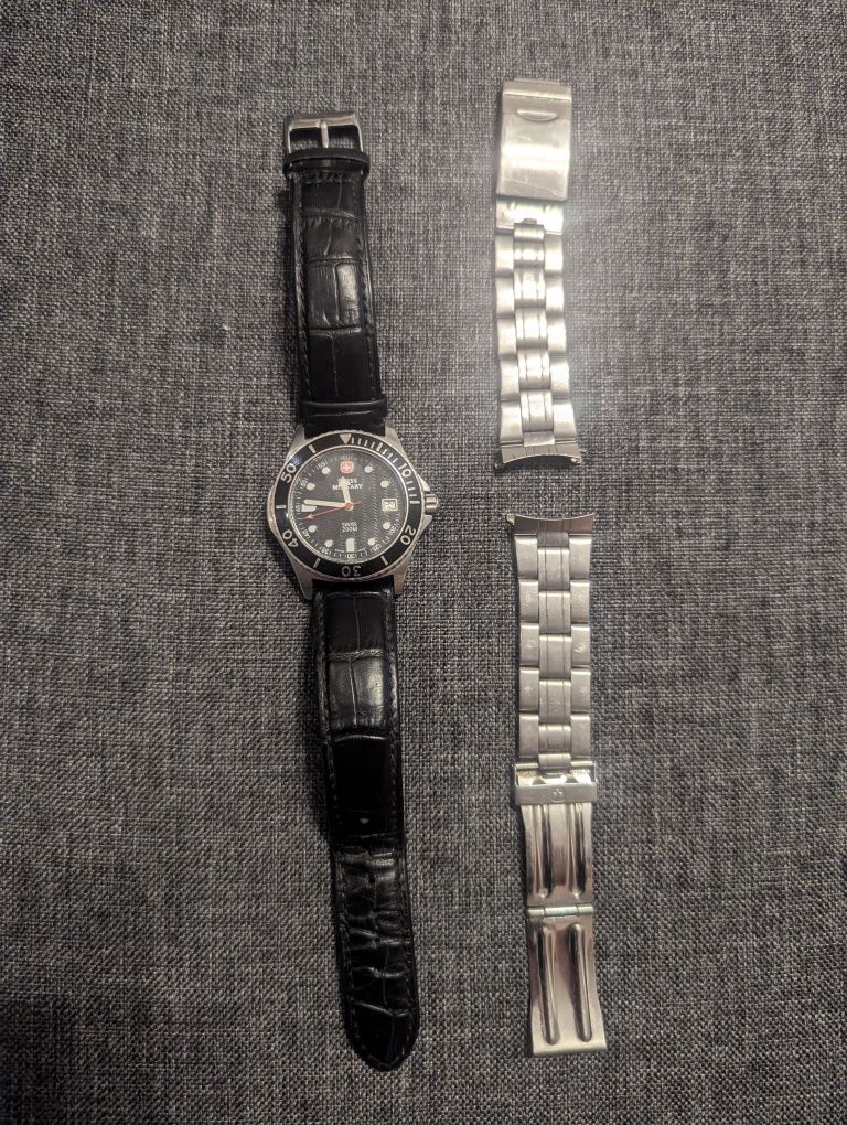 zegarek SWISS MILITARY the Genuine, Swiss Made 095.0674 +bransoleta
