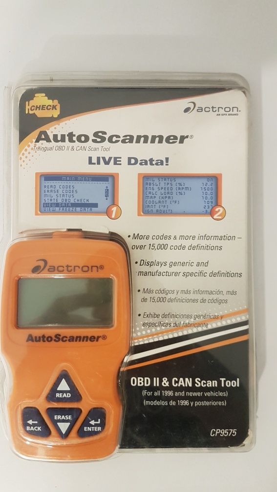 Auto scanner diagnostyczny obd 2, ACTRON CP 9575