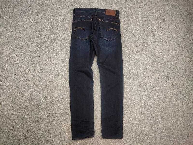 Нові ідеальні чоловічі завужені джинси G Star Raw 3301 темно сині ориг