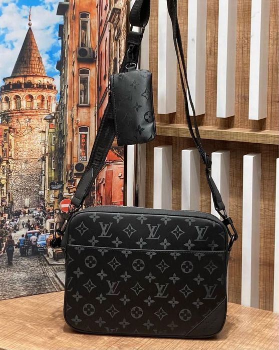 Мужская сумка через плечо Louis Vuitton брендовая