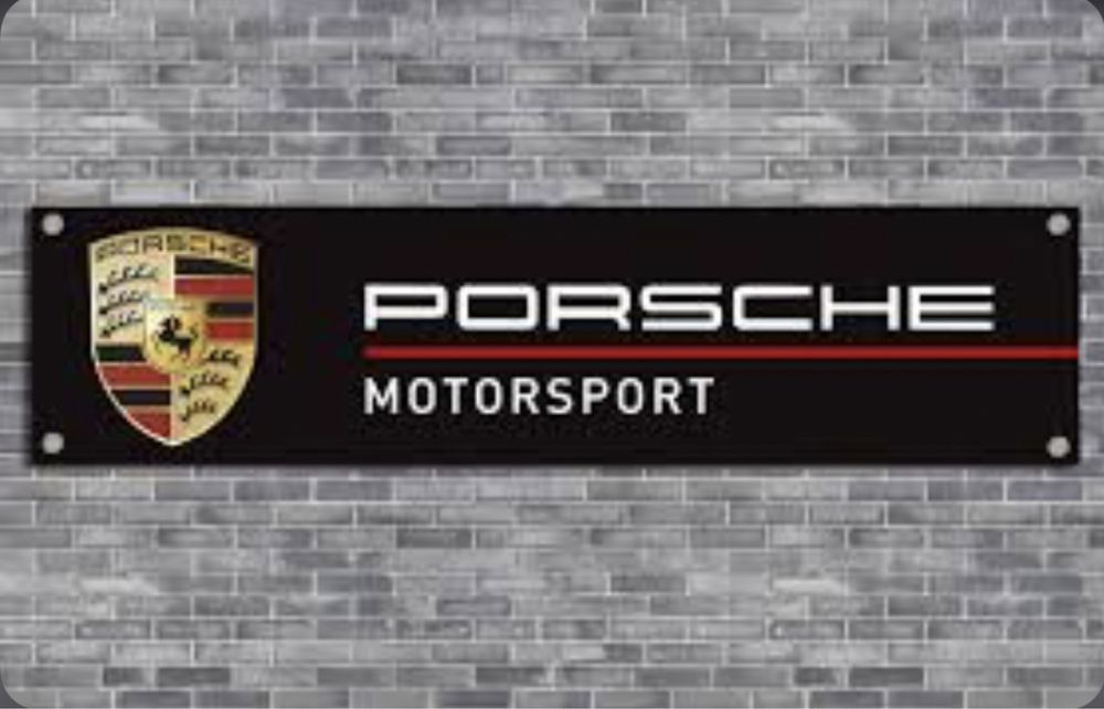 Baner plandeka Porsche 150x60cm