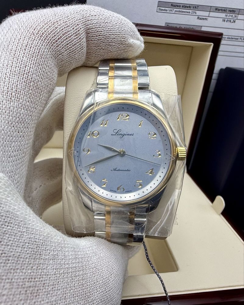 Nowy. Longines Master Collection Automatic 18K Gold L2.793.5.72.7