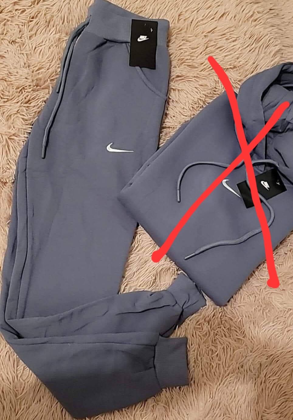 Spodnie nike szare
