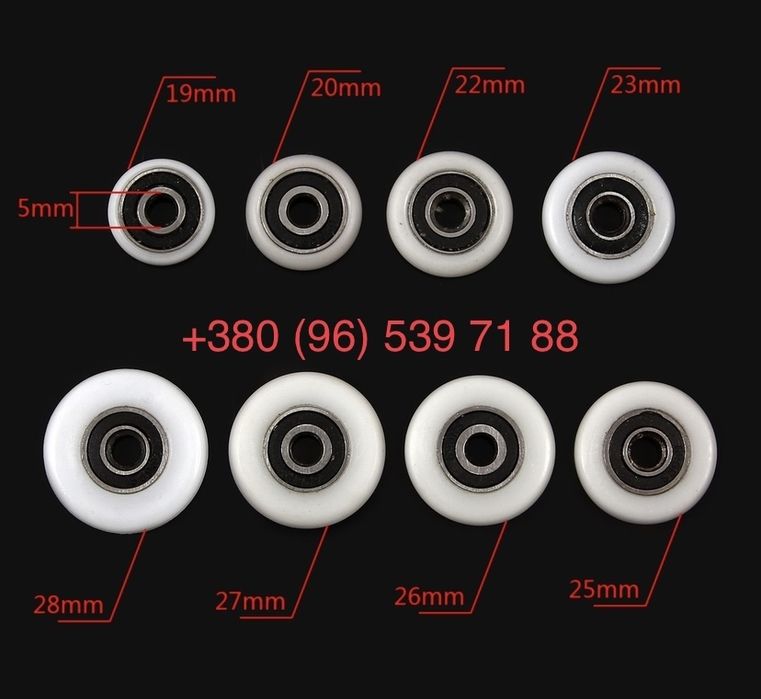 Ролики роліки для душевого бокса колесо колеса для гідробокса душевої