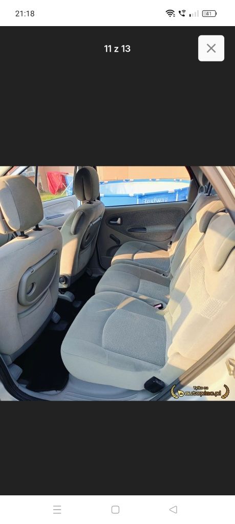 Renault scenic 1lift 1.6 i nv632 na części