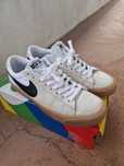 Nike Blazer Low white Gum Sole