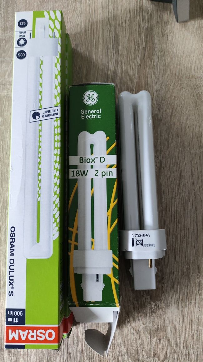 Żarówka Osram G23/Żarówka GE G24d-2