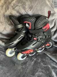 Rolki dziecięce Rollerblade Apex black 33-36